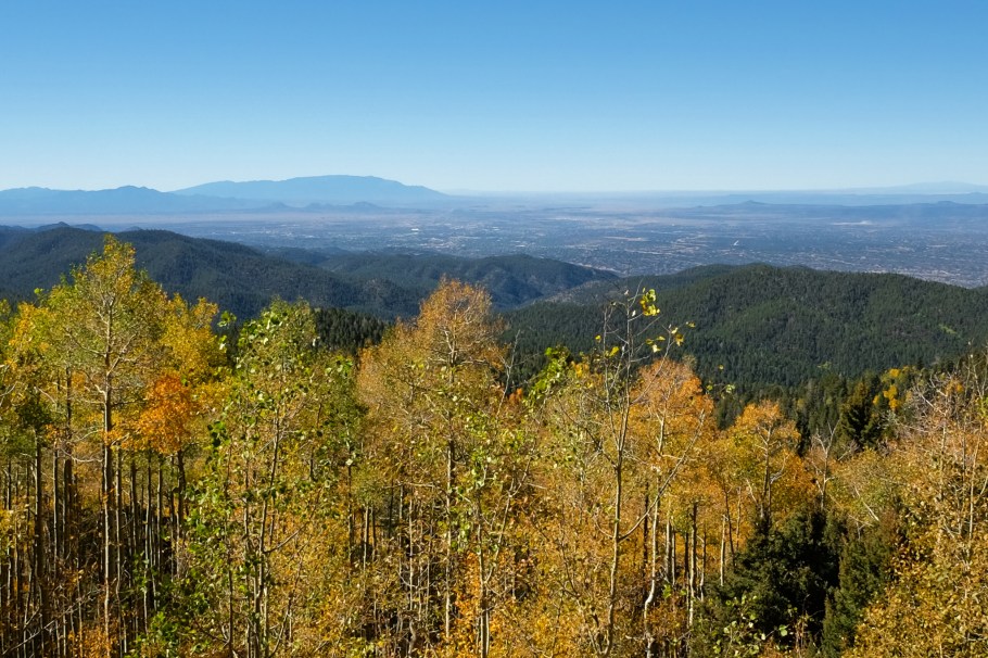 Vista Grande Lookout, Santa Fe National Forest Scenic Byway, Santa Fe National Forest, Española Ranger District, Santa Fe, New Mexico, USA, fotoeins.com