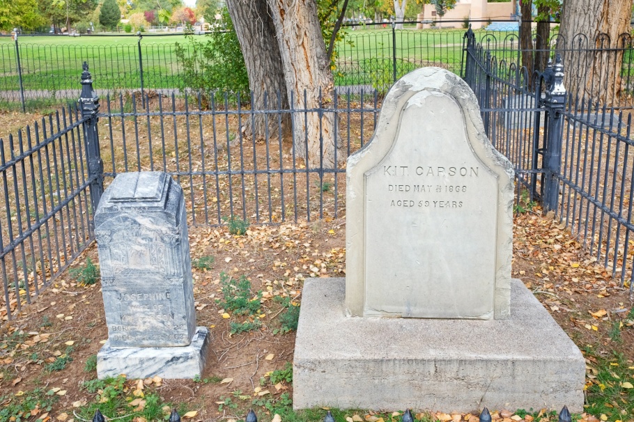 Josephine Carson, Kit Carson, Kit Carson Memorial Cemetery, Kit Carson Park, Taos, New Mexico, USA, fotoeins.com
