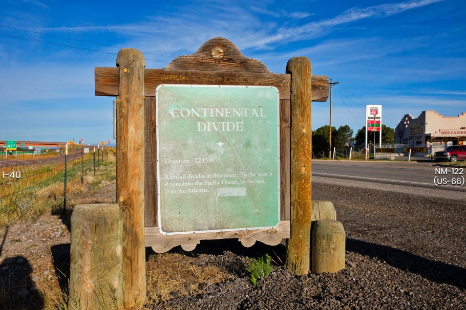 Continental Divide, New Mexico, USA, US 66, US route 66, fotoeins.com