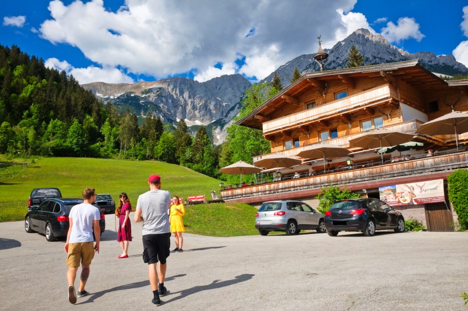 Gasthof Pension Jägerwirt, Scheffau, Wilder Kaiser, Tirol, Tyrol, Austria, Österreich, fotoeins.com