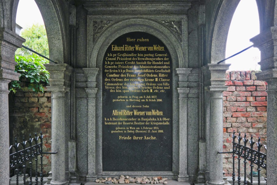 Familie Wiener von Welten, Eduard Wiener, Alfred Wiener, Alter jüdischer Friedhof, Wiener Zentralfriedhof, Wien, Vienna, Austria, Österreich, fotoeins.com