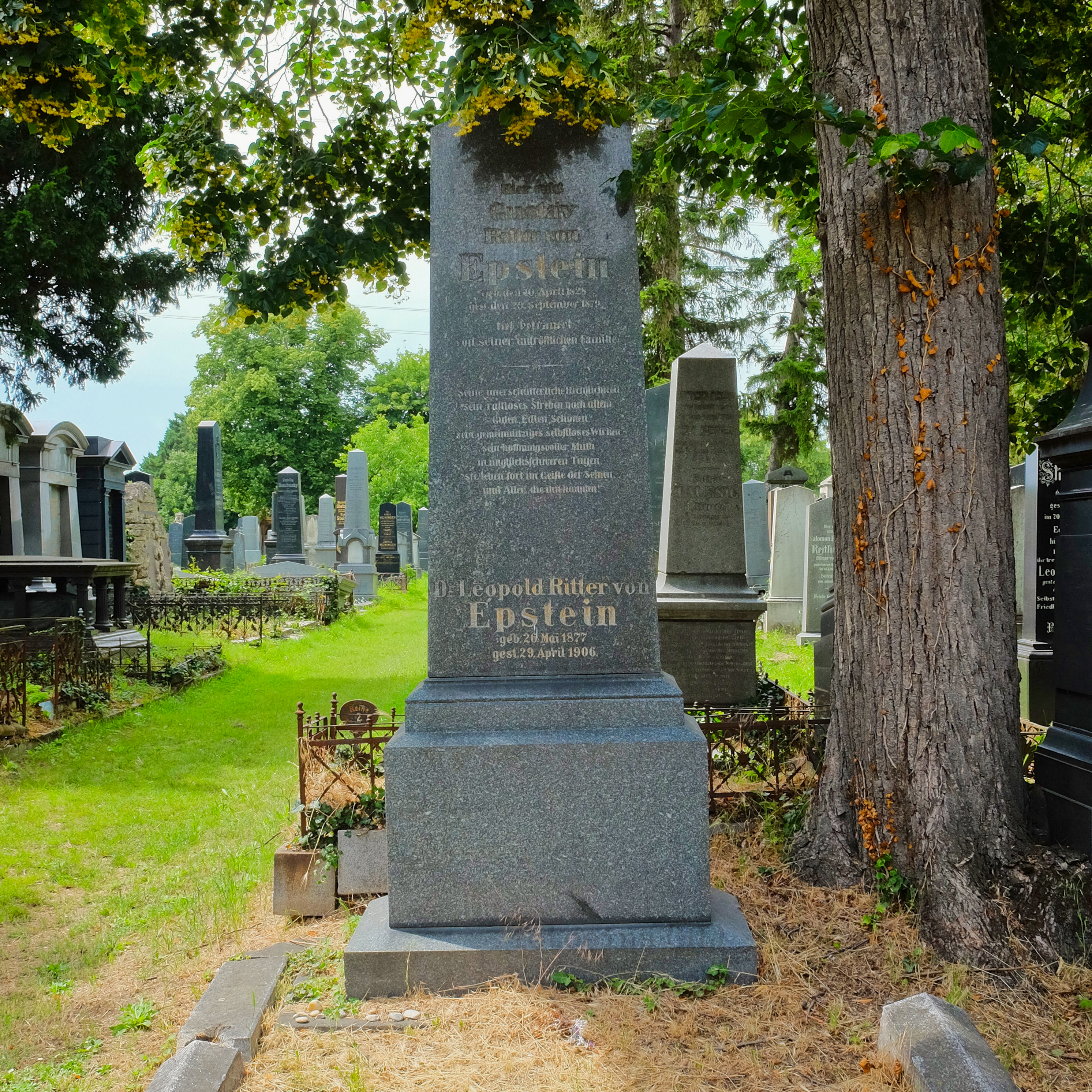 Gustav Epstein, Leopold Epstein, Alter jüdischer Friedhof, Wiener Zentralfriedhof, Wien, Vienna, Austria, Österreich, fotoeins.com
