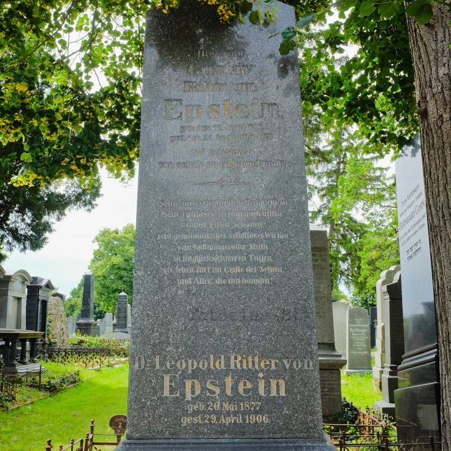 Gustav Epstein, Leopold Epstein, Alter jüdischer Friedhof, Wiener Zentralfriedhof, Wien, Vienna, Austria, Österreich, fotoeins.com