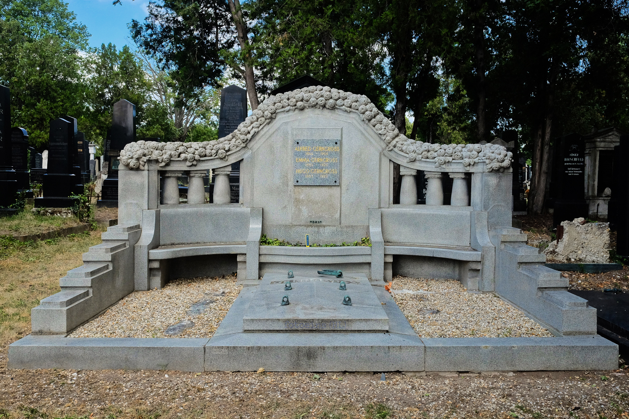 Alfred & Emma Gerngross, Alter jüdischer Friedhof, Wiener Zentralfriedhof, Wien, Vienna, Austria, Österreich, fotoeins.com