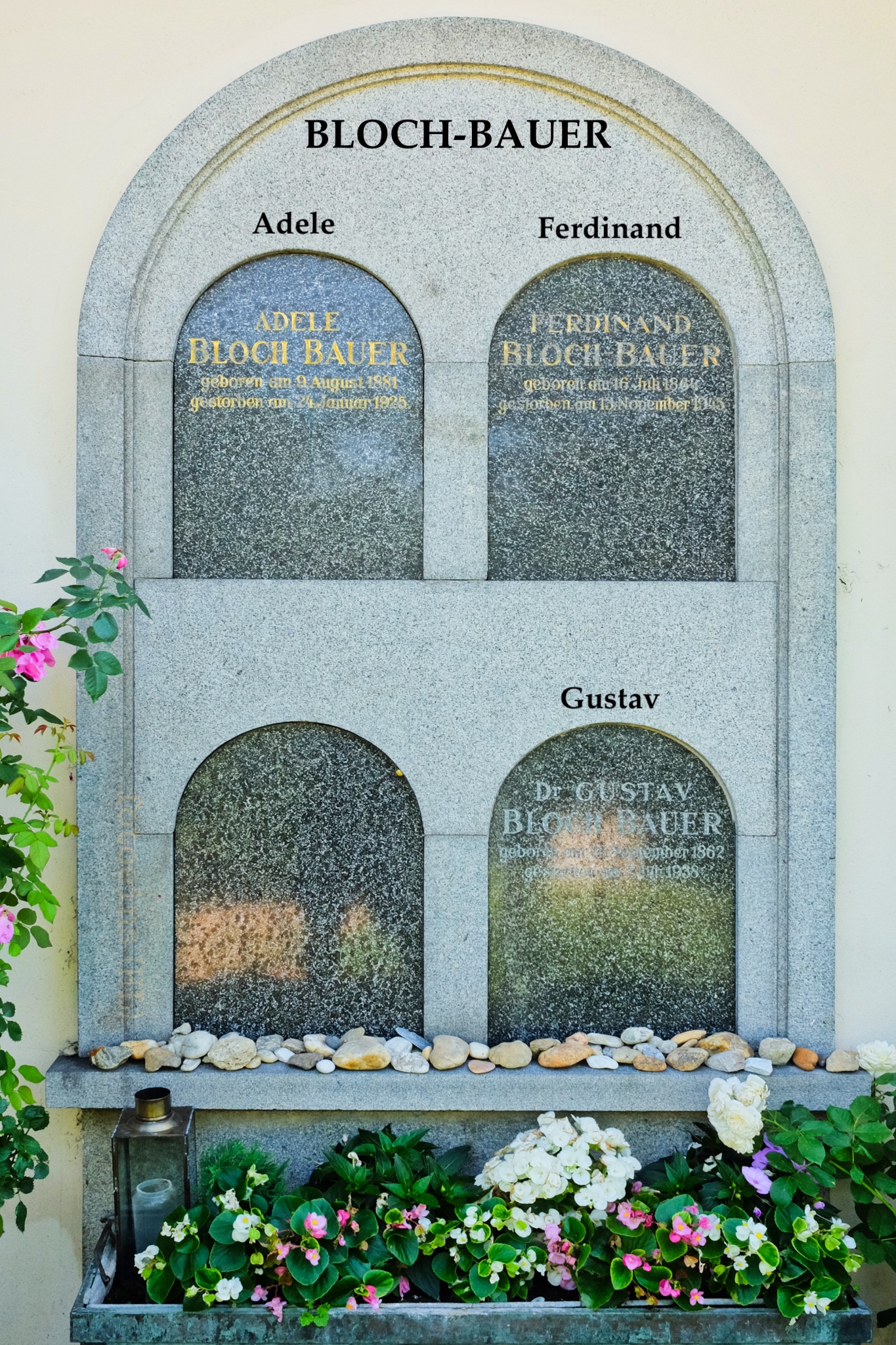 Adele Bloch-Bauer, Ferdinand Bloch-Bauer, Gustav Bloch-Bauer, Feuerhalle Simmering, Wien, Vienna, Austria, Österreich, fotoeins.com