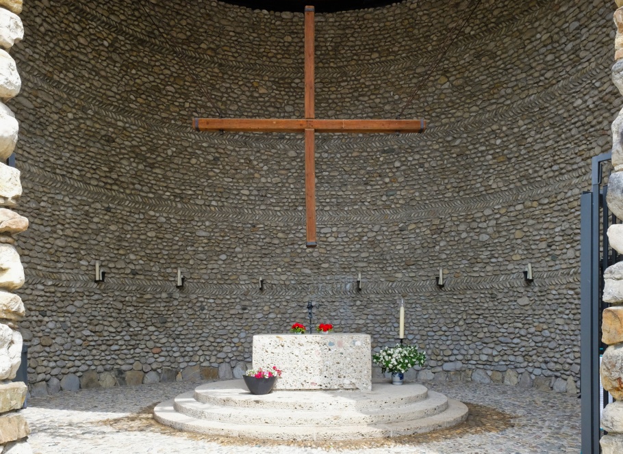 Catholic Mortal Agony of Christ Chapel, KZ-Gedenkstätte Dachau, KZ Dachau, Dachau Concentration Camp Memorial Site, Dachau, Bavaria, Bayern, Germany, Deutschland, fotoeins.com