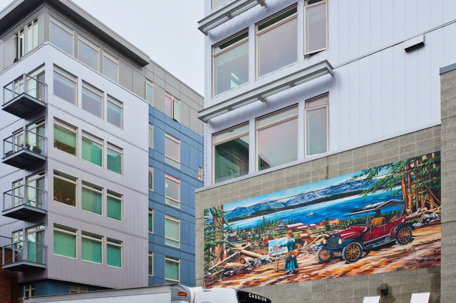 Alki in the Twenties, Bruce Rickett, West Seattle, Seattle, Washington, USA, fotoeins.com