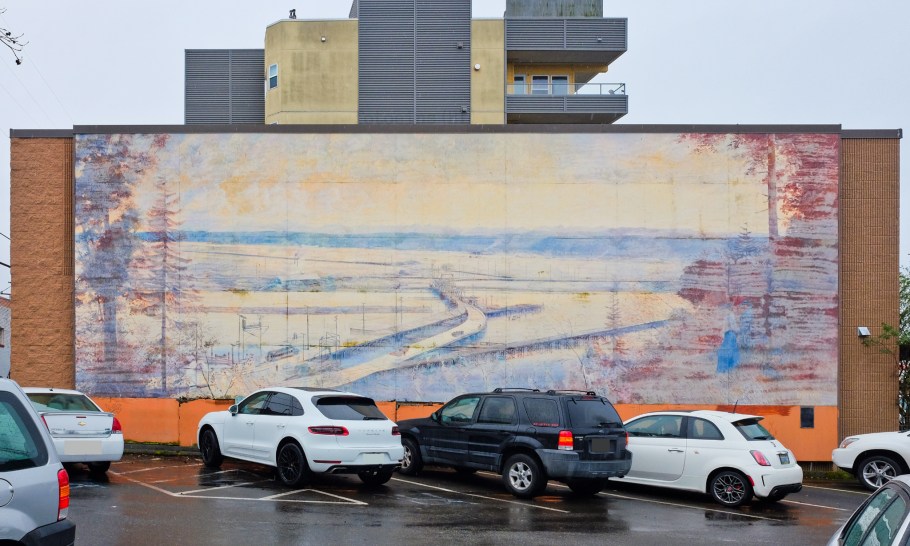 The First Duwamish Bridge, Robert Dafford, West Seattle, Seattle, Washington, USA, fotoeins.com