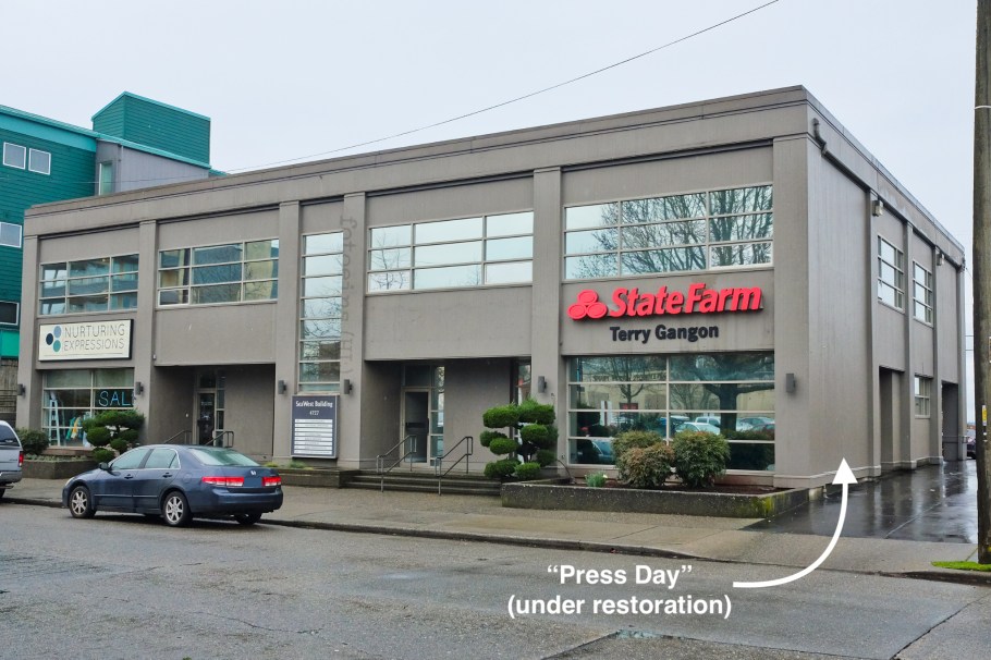 Press Day, Alan Wylie, West Seattle, Seattle, Washington, USA, fotoeins.com