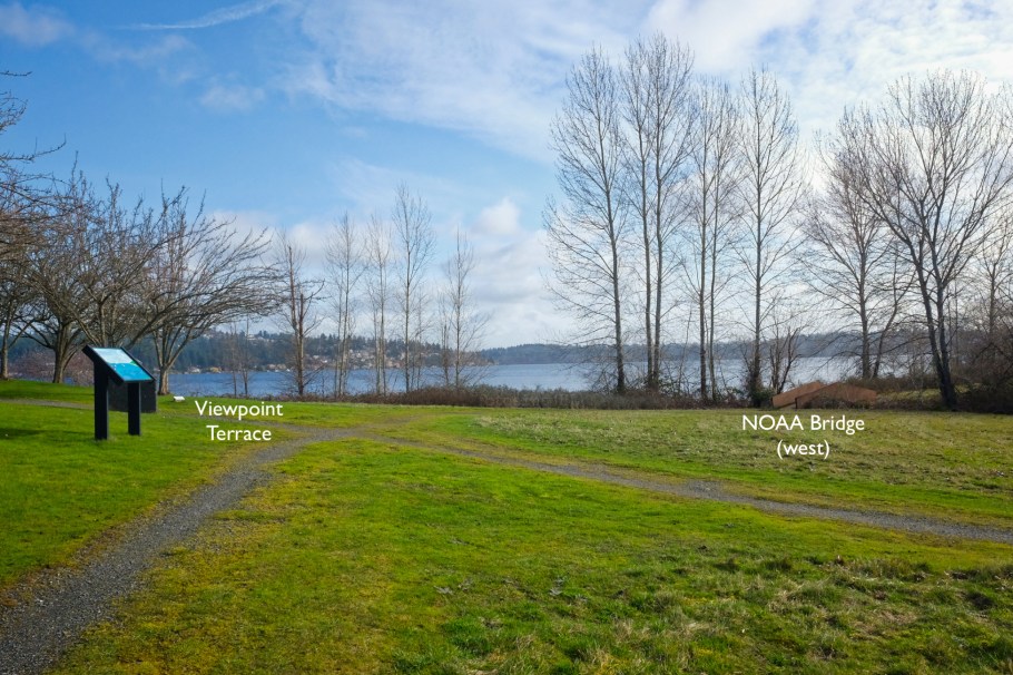 Viewpoint Terrace, NOAA Bridge, NOAA Art Walk, NOAA WRC, NOAA, Sand Point, Magnuson Park, Seattle, WA, USA, fotoeins.com