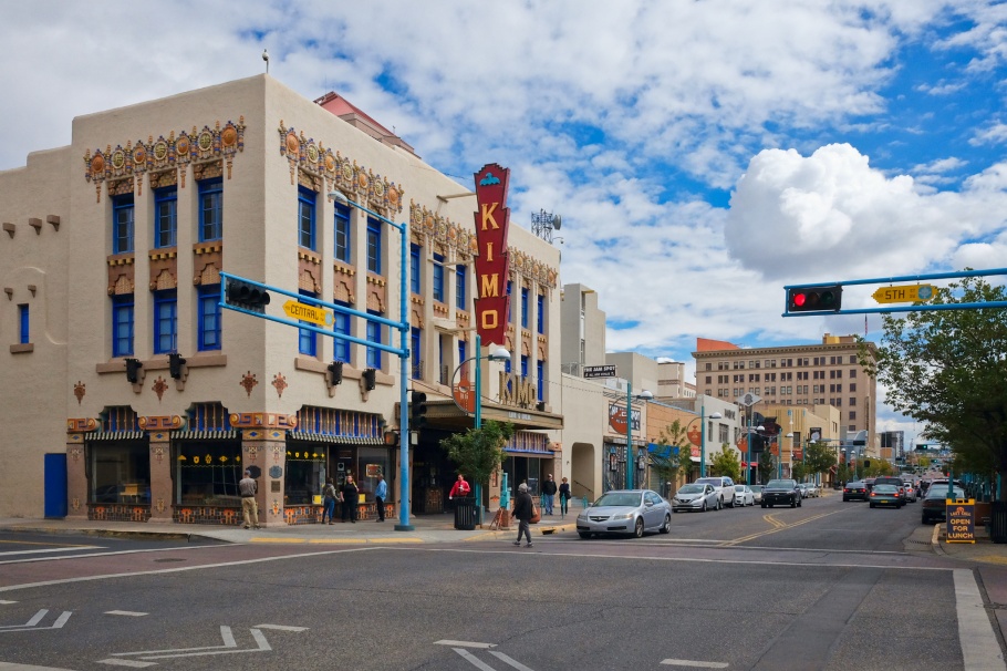 Kimo Theatre, Central Avenue, Albuquerque, New Mexico, USA, fotoeins.com