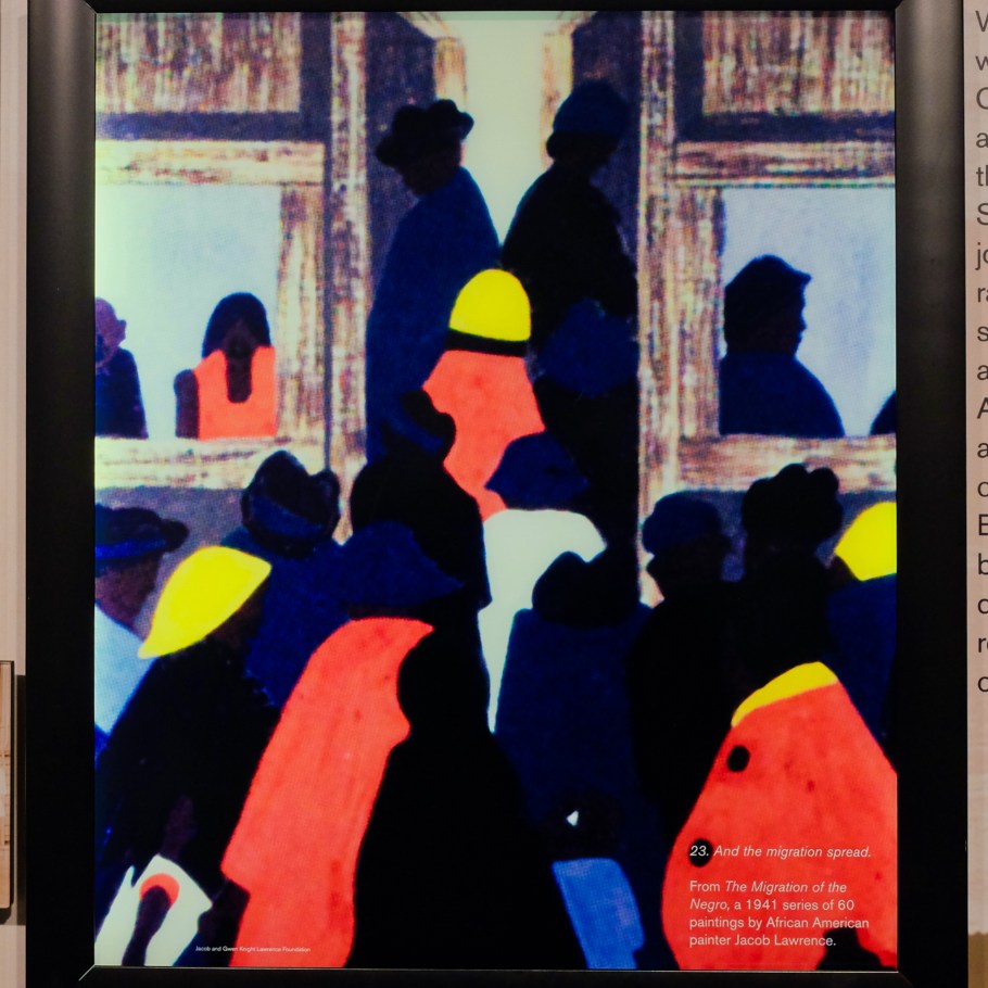 Jacob Lawrence, Migration Series, Northwest African American Museum, Colman School, Jimi Hendrix Park, Central District, Seattle, WA, USA, fotoeins.com