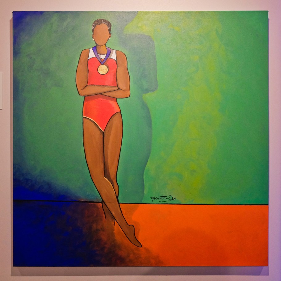 Simone Arianne Biles, Iconic Black Women: Ain't I A Woman, Iconic Black Women, Hiawatha D, Northwest African American Museum, Colman School, Jimi Hendrix Park, Central District, Seattle, WA, USA, fotoeins.com