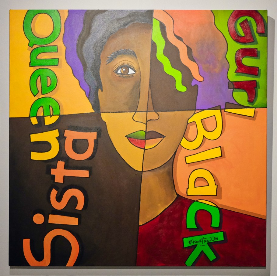 She Black, Iconic Black Women: Ain't I A Woman, Iconic Black Women, Hiawatha D, Northwest African American Museum, Colman School, Jimi Hendrix Park, Central District, Seattle, WA, USA, fotoeins.com