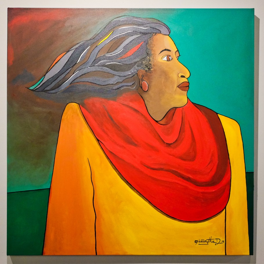 Toni Morrison, Iconic Black Women: Ain't I A Woman, Iconic Black Women, Hiawatha D, Northwest African American Museum, Colman School, Jimi Hendrix Park, Central District, Seattle, WA, USA, fotoeins.com