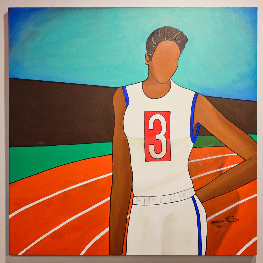 Wilma Rudolph, Iconic Black Women: Ain't I A Woman, Iconic Black Women, Hiawatha D, Northwest African American Museum, Colman School, Jimi Hendrix Park, Central District, Seattle, WA, USA, fotoeins.com