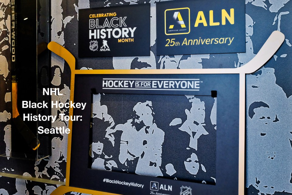 NHL Black Hockey History Tour, black hockey, black hockey history, Jimi Hendrix Park, Northwest African American Museum, Seattle, Washington, USA, fotoeins.com