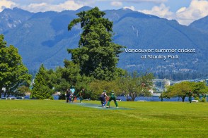 BCMCL, cricket, wicket, Brockton Oval, Brockton Pavilion, Stanley Park, Vancouver, BC, Canada, fotoeins.com