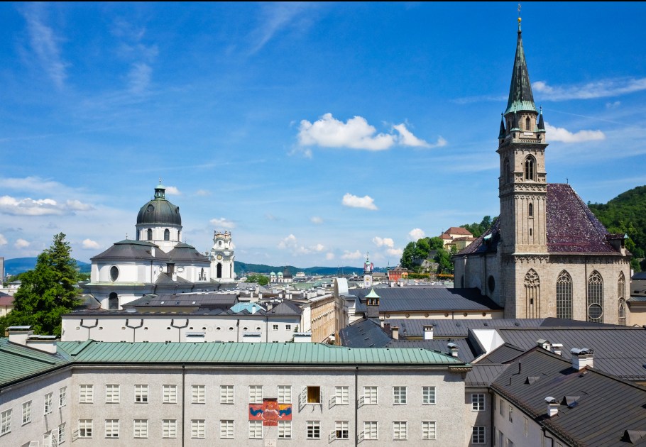 Herbert-Breiter-Terrasse, Dr.-Herbert-Klein-Weg, Moenchsberg, Salzburg, Oesterreich, Austria, fotoeins.com