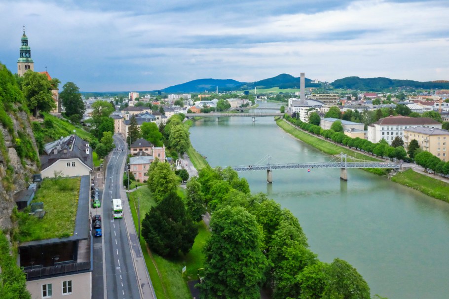 Humboldtterrasse, Moenchsberg, Salzburg, Oesterreich, Austria, fotoeins.com