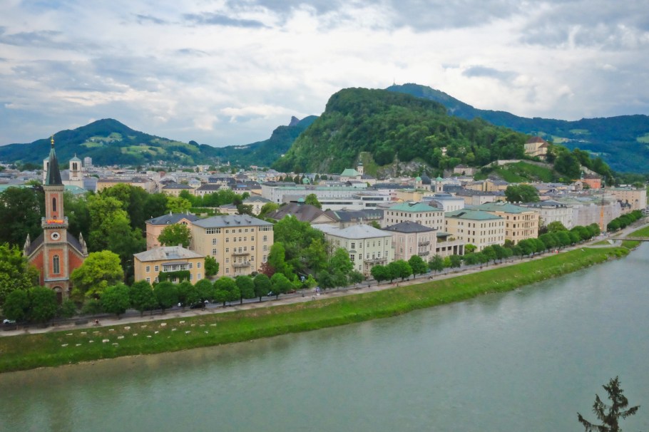 Humboldtterrasse, Moenchsberg, Salzburg, Oesterreich, Austria, fotoeins.com