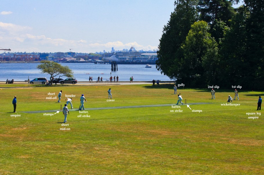 BCMCL, cricket, wicket, Brockton Oval, Brockton Pavilion, Stanley Park, Vancouver, BC, Canada, fotoeins.com