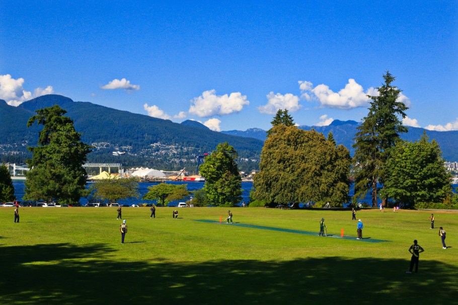 BCMCL, cricket, wicket, Brockton Oval, Brockton Pavilion, Stanley Park, Vancouver, BC, Canada, fotoeins.com
