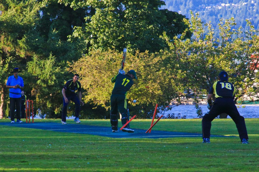 BCMCL, cricket, wicket, Brockton Oval, Brockton Pavilion, Stanley Park, Vancouver, BC, Canada, fotoeins.com