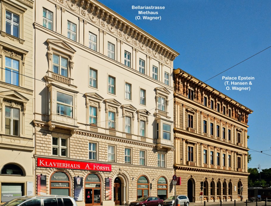 Bellariastrasse Miethaus, Otto Wagner, 1. Bezirk, Innere Stadt, Wien, Vienna, Austria, Österreich, fotoeins.com