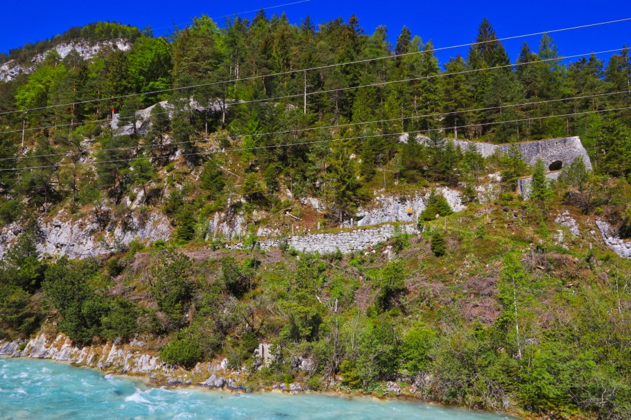 Porta Claudia, Isar river, Scharnitz pass, Scharnitz, Tirol, Tyrol, Austria, Oesterreich, fotoeins.com