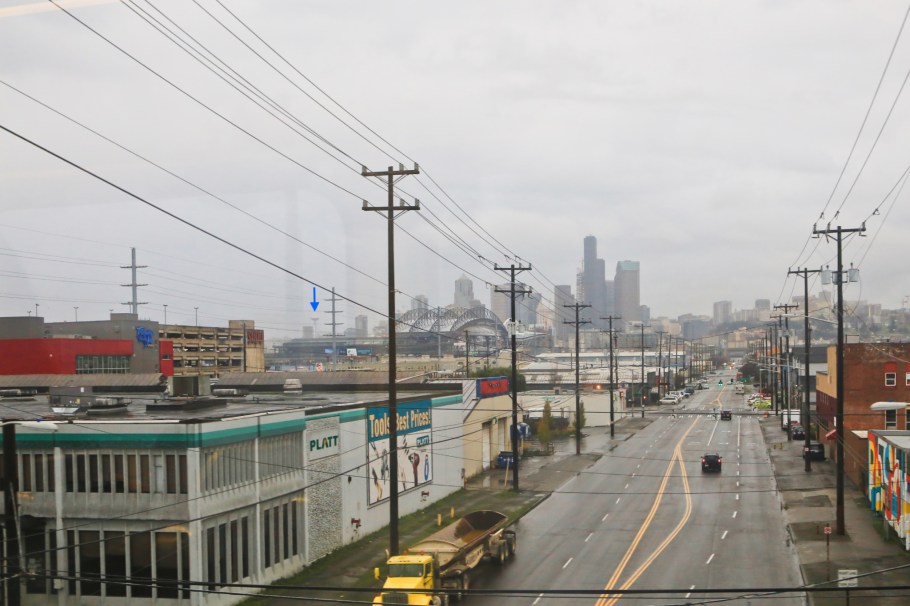 Space Needle, Industrial District, LINK Light Rail, Seattle, Washington, USA, fotoeins.com