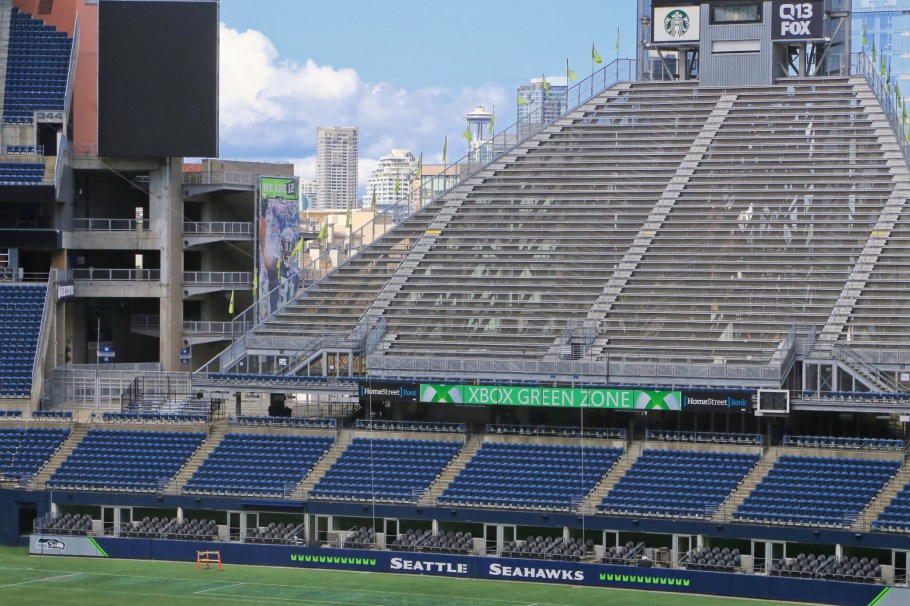 Space Needle, that tower again, Century Link Field, Seattle, Washington, USA, Pacific Northwest, fotoeins.com