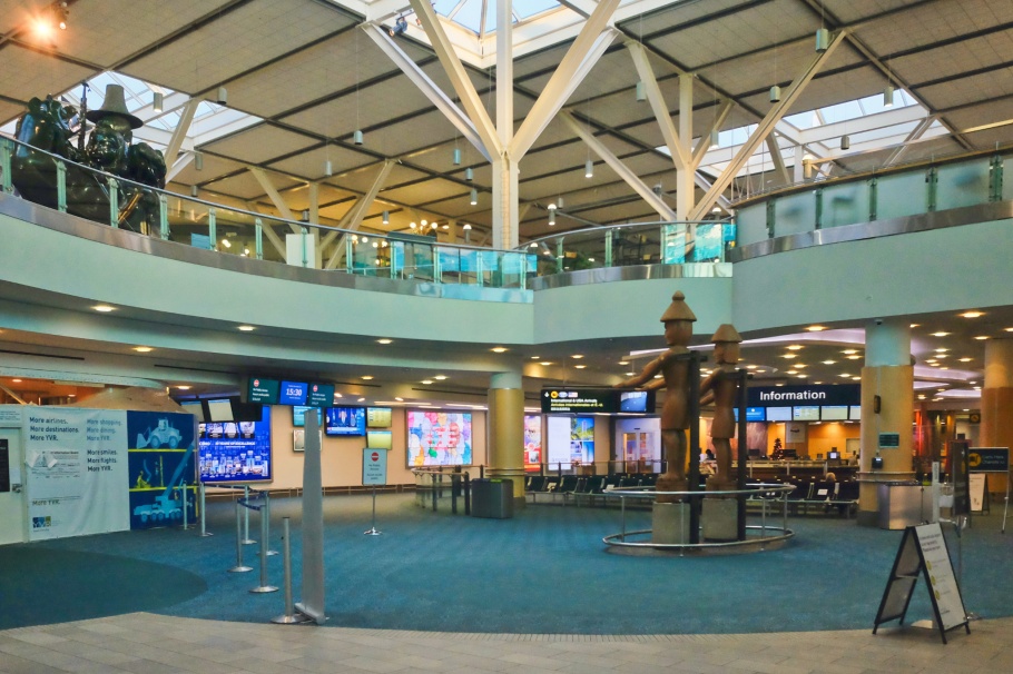 International arrivals, International Terminal, Vancouver International Airport, YVR airport, YVR, Vancouver, BC, Canada, fotoeins.com