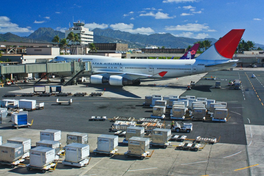 HNL airport, HNL, Honolulu, Hawaii, USA, fotoeins.com