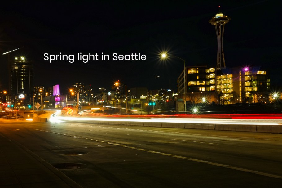 Queen Anne, Aurora Ave, Mercer St, Space Needle, Seattle, WA, USA, fotoeins.com