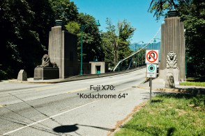 Lions Gate Bridge, south portal, Carlos Marega, Stanley Park Causeway, Stanley Park, Vancouver, BC, Canada, fotoeins.com