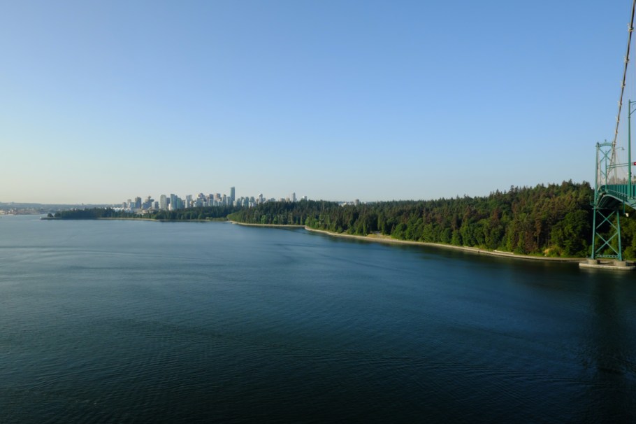 First Narrows, Lions Gate Bridge, Burrard Inlet, Salish Sea, North Vancouver, Stanley Park, Vancouver, BC, Canada, fotoeins.com, Ektachrome 100SW
