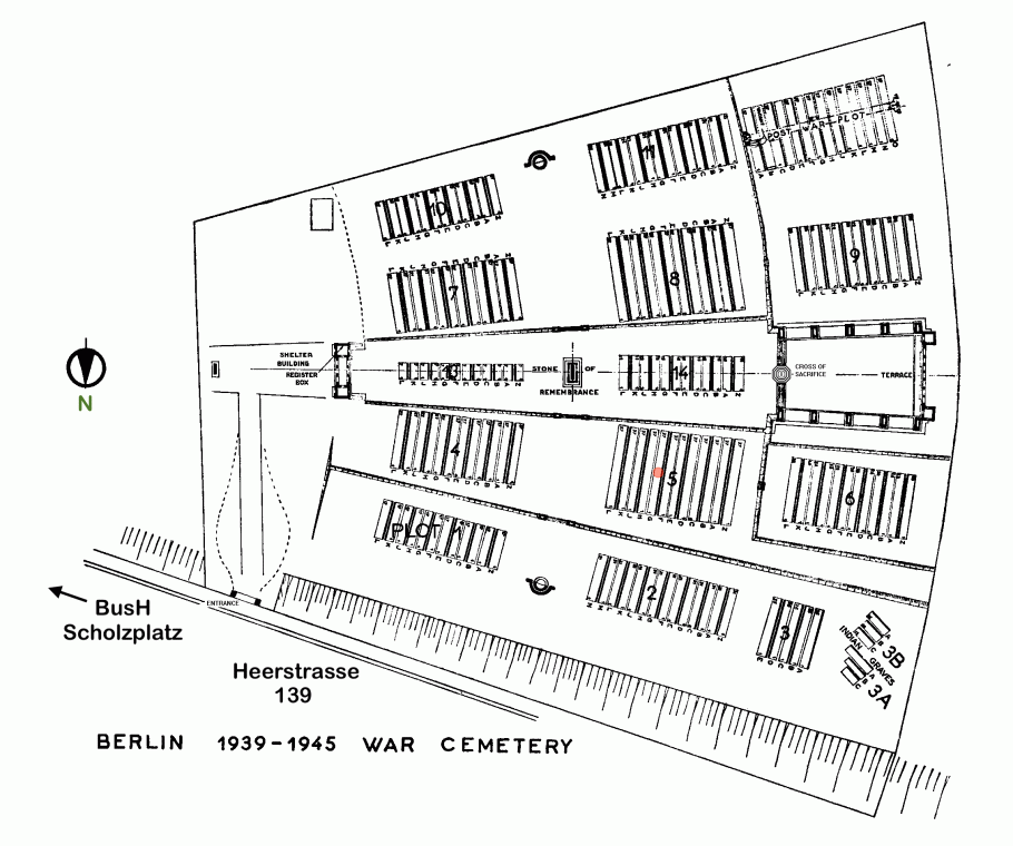 Commonwealth War Graves, Berlin 1939-1945 War Cemetery, Britischer Soldatenfriedhof, Britischer Friedhof an der Heerstrasse, Westend, Hauptstadt, Berlin, Germany, Deutschland, fotoeins.com