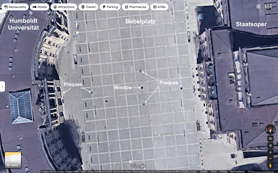 Bebelplatz, Berlin, Germany, Deutschland, Google Maps