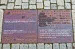 Description plaque on cobblestone: Bebelplatz – 28 Nov&nbsp;2021.