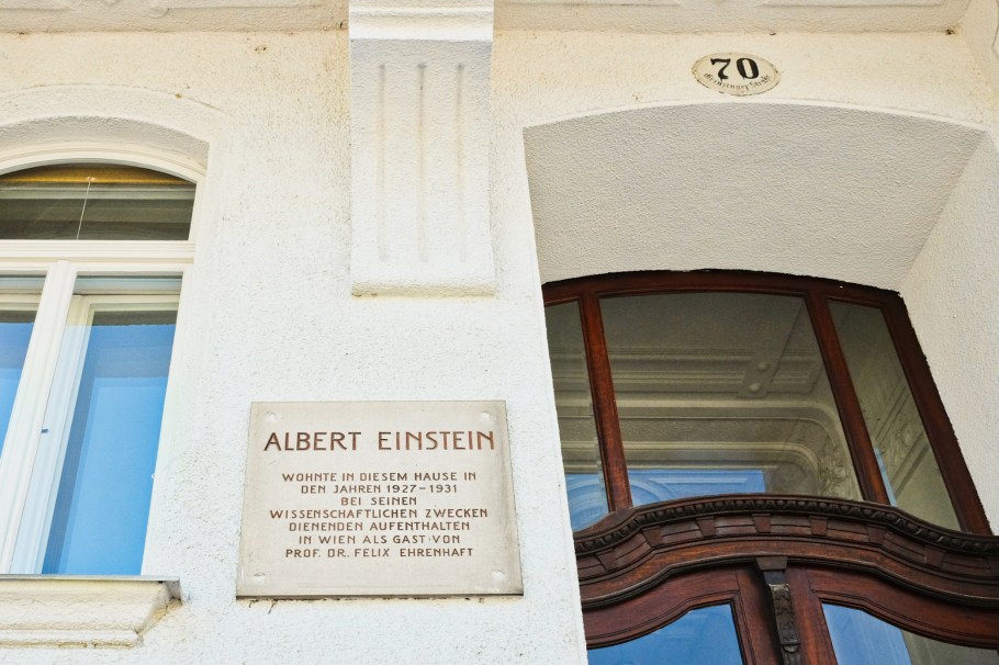 Albert Einstein, Ehrenhaft-Wohnhaus, 19. Bezirk, Döbling, Wien, Vienna, Austria, Österreich, fotoeins.com