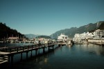 BC Ferries terminal at Horseshoe Bay,&nbsp;Kodacolor.