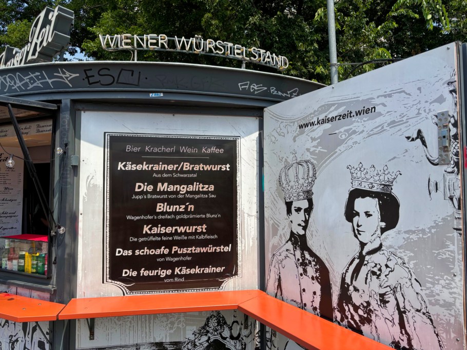 Kaiserzeit Würstelstand, 2. Bezirk, Leopoldstadt, Wien, Vienna, Austria, Österreich, fotoeins.com