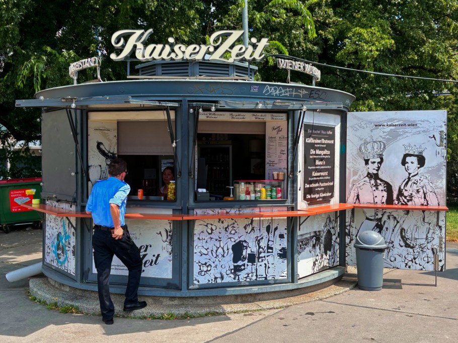 Kaiserzeit Würstelstand, 2. Bezirk, Leopoldstadt, Wien, Vienna, Austria, Österreich, fotoeins.com