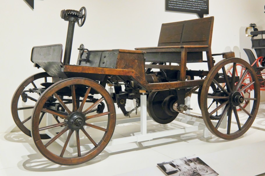 Marcuswagen, Marcus car, Siegfried Marcus, Technisches Museum Wien, Vienna Museum of Technology, 14. Bezirk, Penzing, Wien, Vienna, Austria, Österreich, fotoeins.com