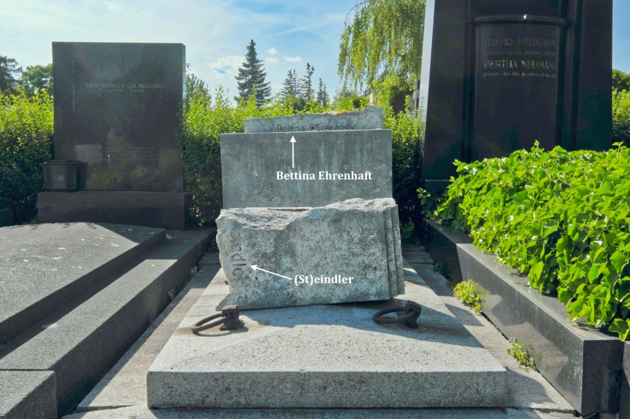 Olga Ehrenhaft Steindler, Bettina Ehrenhaft, Felix Ehrenhaft, Döblinger Friedhof, Döbling Cemetery, 19. Bezirk, Döbling, Wien, Vienna, Austria, Österreich, fotoeins.com