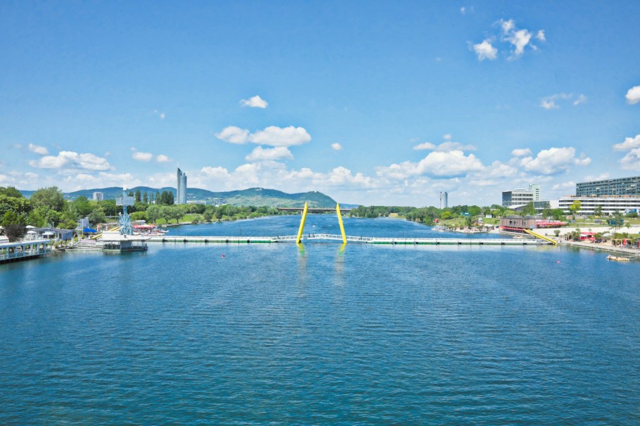 Reichsbrücke, Donau, Donauinsel, 22. Bezirk, Donaustadt, Wien, Vienna, Austria, Österreich, fotoeins.com