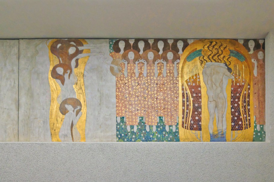 Beethovenfries, Beethoven frieze, Gustav Klimt, Secession, 1. Bezirk, Innere Stadt, Wien, Vienna, Austria, Österreich, fotoeins.com