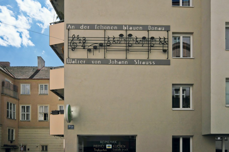 Johann-Strauss-Gasse 10, An der schönen blauen Donau, 4. Bezirk, Wieden, Wien, Vienna, Austria, Österreich, fotoeins.com
