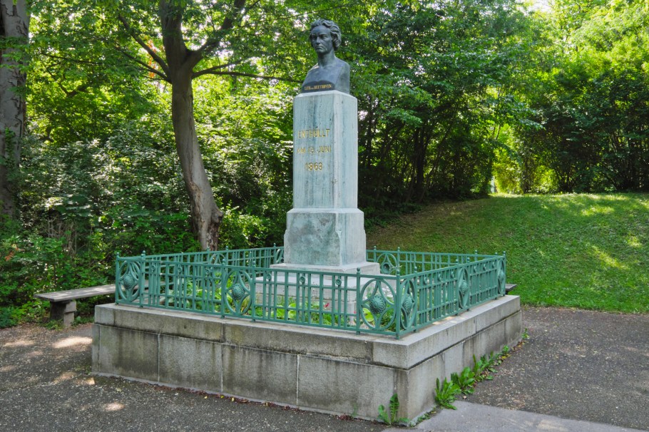 Beethoven-Denkmal, Beethovenpark, Beethovenruhe, Heiligenstadt, 19. Bezirk, Döbling, Wien, Vienna, Austria, Österreich, fotoeins.com